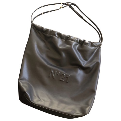 Pre-owned N°21 Vegan Leather Handbag In Black