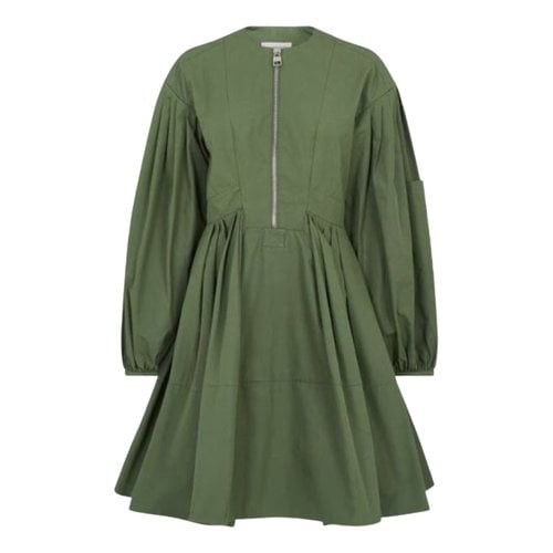 Pre-owned Alexander Mcqueen Mid-length Dress In Green