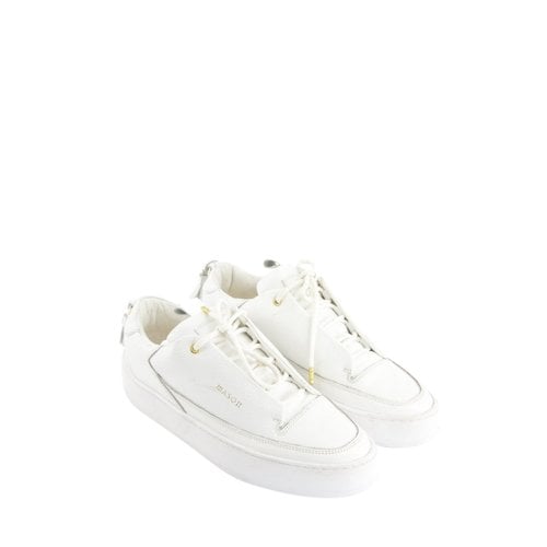 Pre-owned Mason Leather Trainers In White