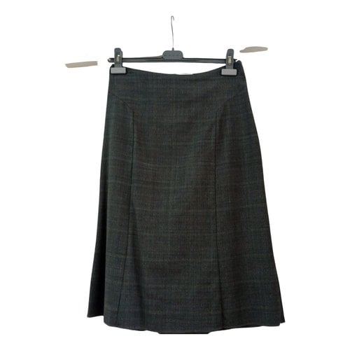 Pre-owned Paul Smith Wool Mid-length Skirt In Grey