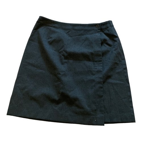 Pre-owned Ann Taylor Mini Skirt In Anthracite