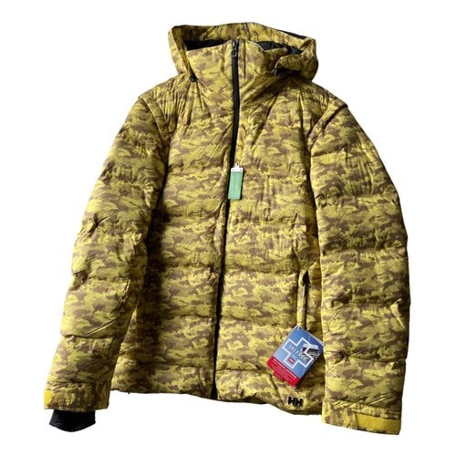 Pre-owned Helly Hansen Puffer In Yellow
