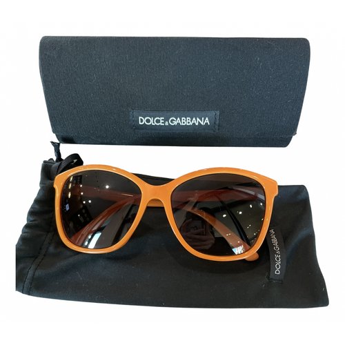 Pre-owned Dolce & Gabbana Sunglasses In Orange