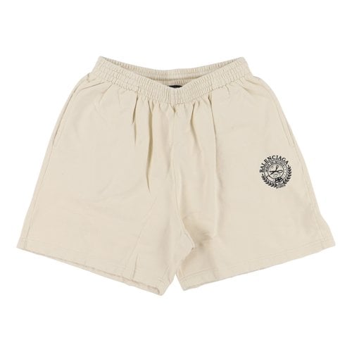 Pre-owned Balenciaga Shorts In Beige
