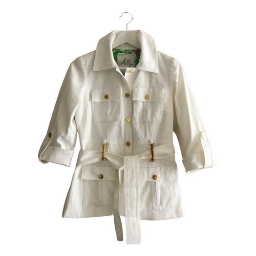 Pre-owned Milly Jacket In White