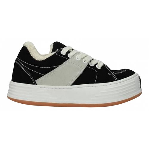 Pre-owned Palm Angels Trainers In Black