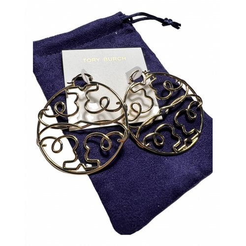 Pre-owned Tory Burch Yellow Gold Earrings