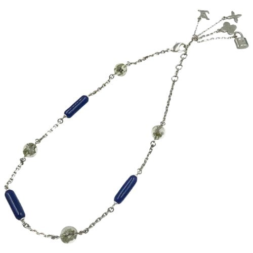 Pre-owned Louis Vuitton Necklace In Blue