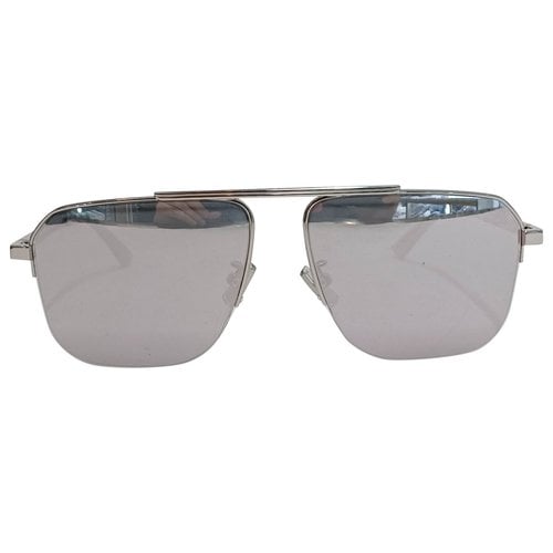 Pre-owned Bottega Veneta Sunglasses In Silver