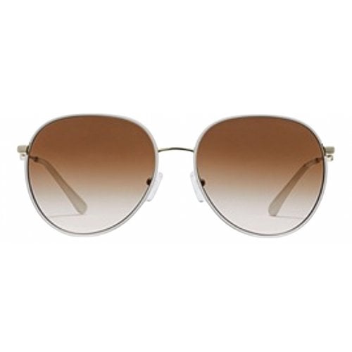 Pre-owned Michael Kors Aviator Sunglasses In Silver