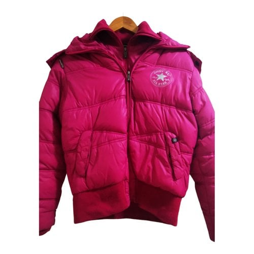 Pre-owned Converse Puffer In Pink