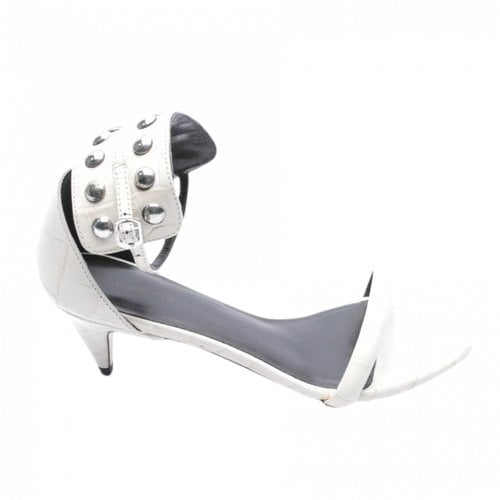 Pre-owned Allsaints Leather Heels In White