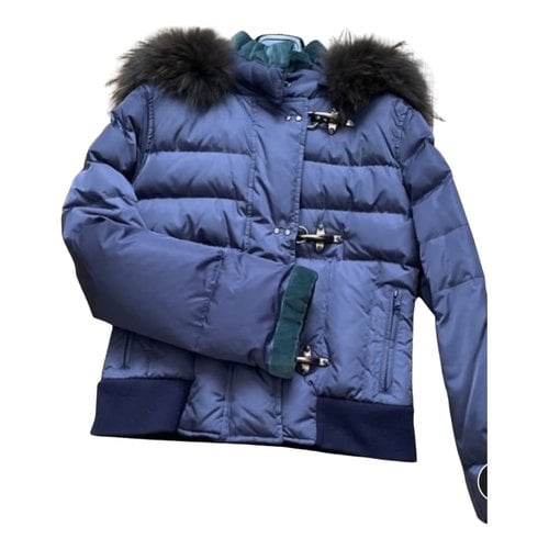 Pre-owned Fay Puffer In Purple