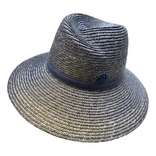 Pre-owned Maison Michel Hat In Blue