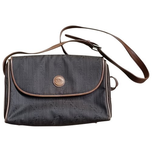 Pre-owned Chloé Cloth Handbag In Brown