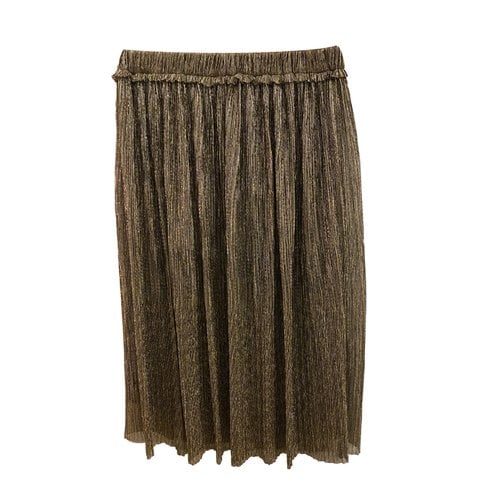 Pre-owned Isabel Marant Étoile Mid-length Skirt In Gold