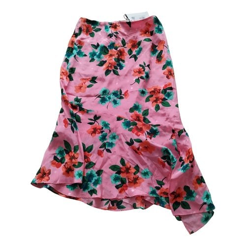 Pre-owned Essentiel Antwerp Silk Skirt In Pink