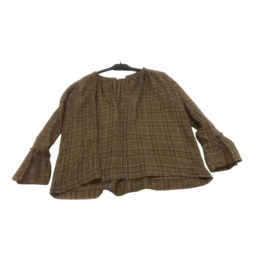 Pre-owned Masscob Blouse In Brown