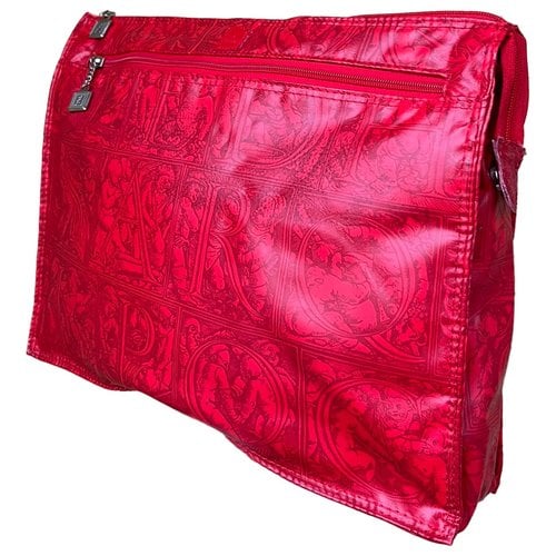 Pre-owned Fendi Clutch Bag In Red