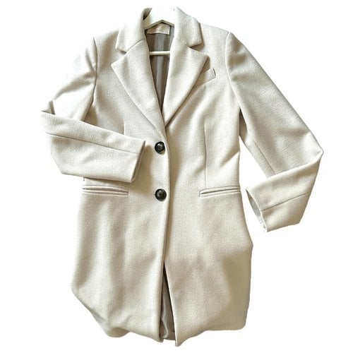 Pre-owned Kaos Coat In White