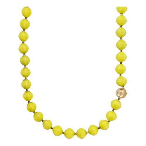 Pre-owned Kate Spade Necklace In Yellow