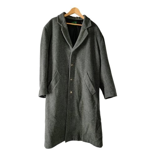 Pre-owned Jean Paul Gaultier Wool Coat In Grey