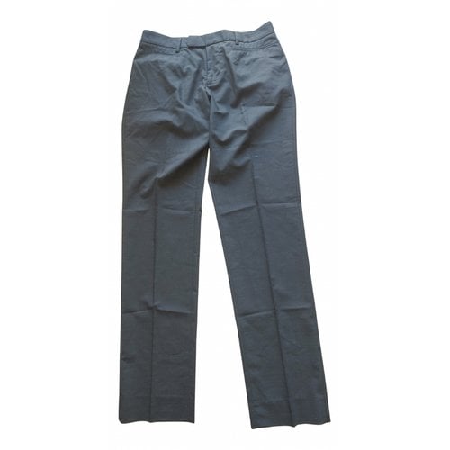 Pre-owned D&g Trousers In Anthracite