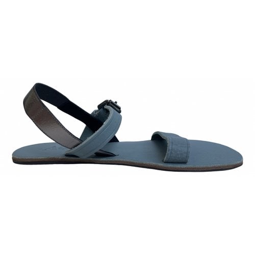 Pre-owned Acne Studios Leather Sandal In Blue