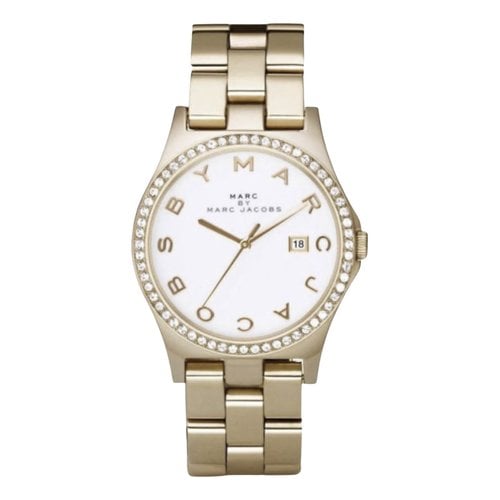 Pre-owned Marc By Marc Jacobs Watch In Gold