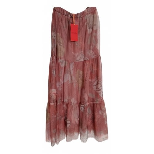Pre-owned Max & Co Maxi Skirt In Pink