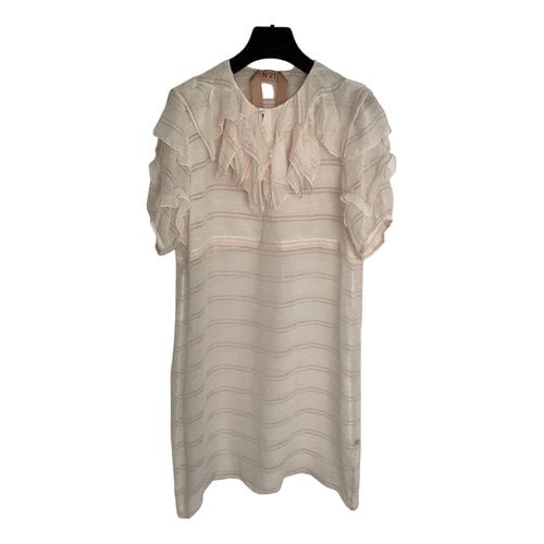 Pre-owned N°21 Silk Dress In White