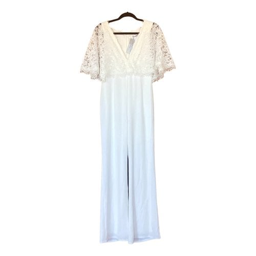 Pre-owned Tadashi Shoji Jumpsuit In White