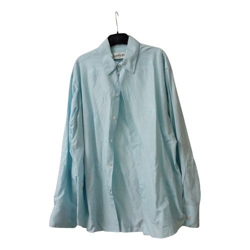 Pre-owned Lanvin Blouse In Blue