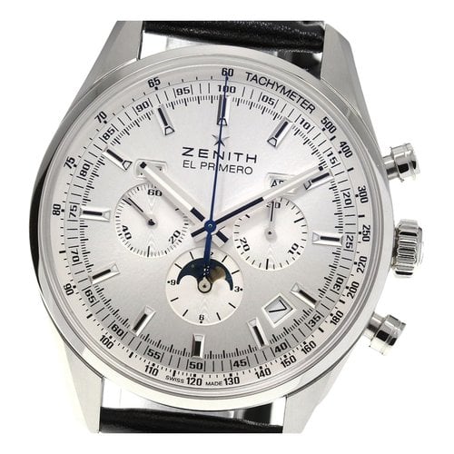 Pre-owned Zenith El Primero Watch In Silver