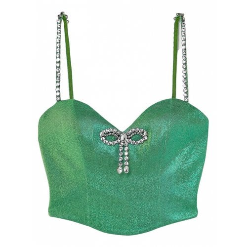 Pre-owned Area Top In Green