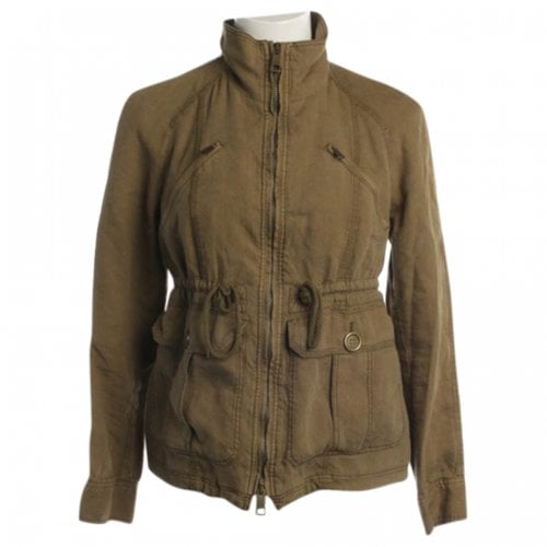 Pre-owned Burberry Linen Jacket In Brown