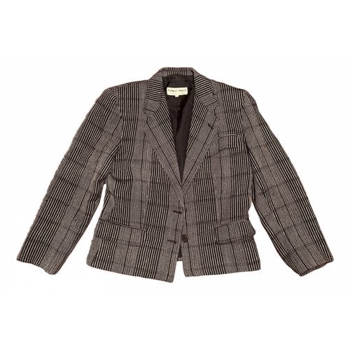 Pre-owned Giorgio Armani Wool Blazer In Grey