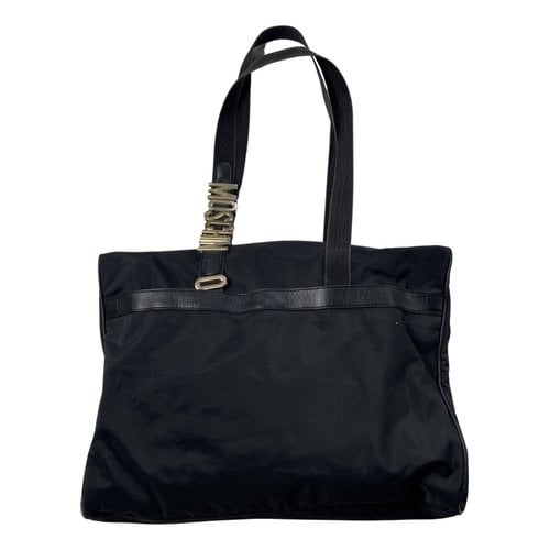 Pre-owned Moschino Handbag In Black