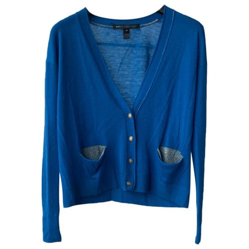 Pre-owned Marc By Marc Jacobs Cashmere Cardigan In Blue