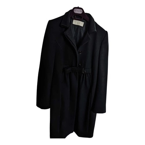 Pre-owned Stella Mccartney Cashmere Coat In Black