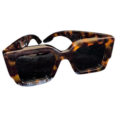Pre-owned Off-white Sunglasses In Brown
