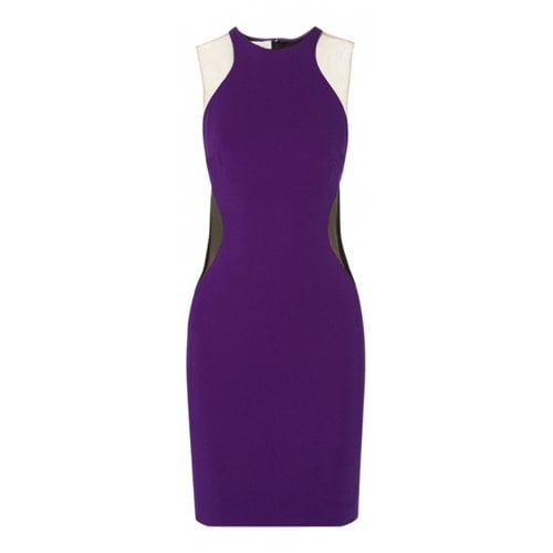 Pre-owned Stella Mccartney Mini Dress In Purple