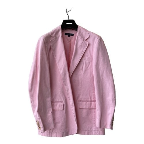 Pre-owned Tommy Hilfiger Coat In Pink