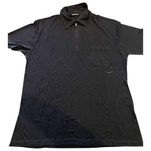 Pre-owned Giorgio Armani Polo Shirt In Black