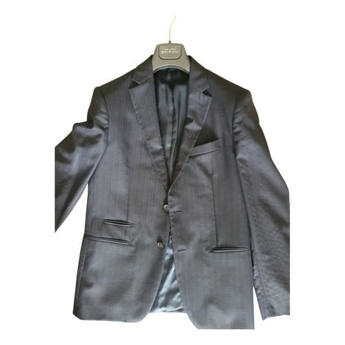Pre-owned Mauro Grifoni Wool Vest In Blue