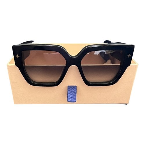 Pre-owned Louis Vuitton Oversized Sunglasses In Black