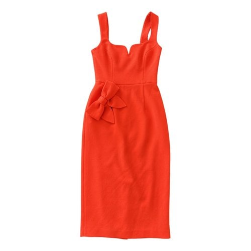 Pre-owned Rebecca Vallance Mid-length Dress In Red