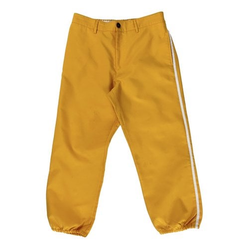 Pre-owned Gucci Short Pants In Yellow