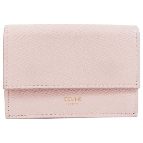 Pre-owned Celine Wallet In Pink