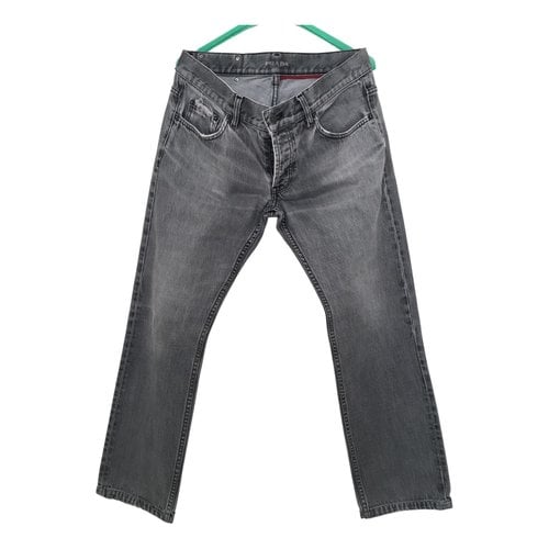 Pre-owned Prada Straight Jeans In Grey